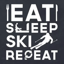 Eat sleep ski repeat