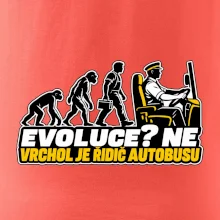 Evoluce vrchol je řidič autobusu