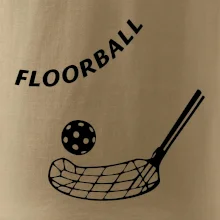 Floorball nápis šikmo