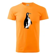 Tučňák černobílý z boku