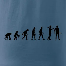 Evoluce dřevorubec - sekera