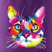Kočka duhová hlava