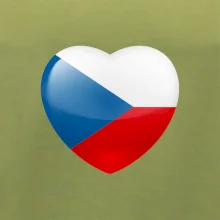 České srdce - vlajka