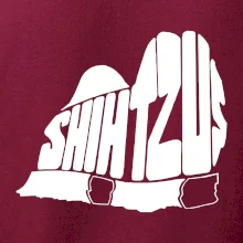 Shih-tzu - nápis v těle
