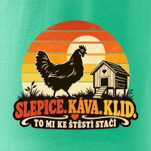 Slepice káva klid a pohoda
