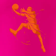 Basketball player splash