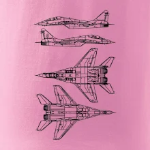 Mig 29 Fulcrum - obrys