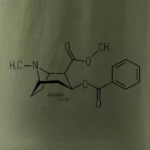 Molekulární struktura Cocaine Kokain