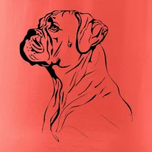 Boxer černá kresba