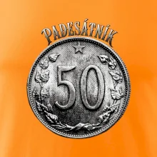 Padesátník 1963 - 1978 s nápisem