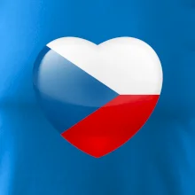 Česká vlajka srdce