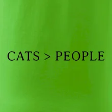 Cats > people