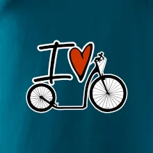 I love koloběžka velké a malé kolo