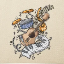 Hudební nástroje v notách