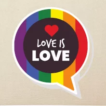 Love is love bublina