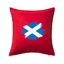 Skotská vlajka kreslená štetcem