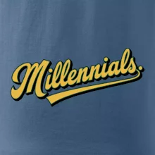 Generace Y - Millennials žlutý nápis