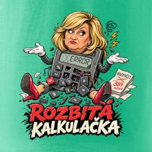 Alenka - rozbitá kalkulačka