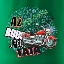 Až vyrostu budu jako táta - klasická motorka