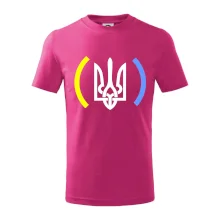 Ukrajina trojzubec s barvami