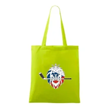 Lev s hokejkou v tlamě - Česká vlajka