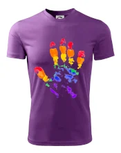 LGBT hand print