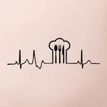 EKG kuchař čepice a příbory