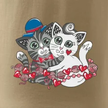 Kočky v objetí (Pecka design)