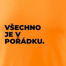 VŠECHNO JE V POŘÁDKU.