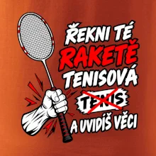 Badmintonová raketa není tenisová
