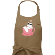 Hustá kočka v hrníčku