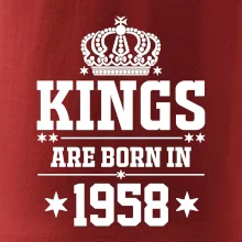 Kings are born in 1958
