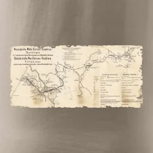 Mapa Báňské dráhy z Moravské Ostravy do Doubravy