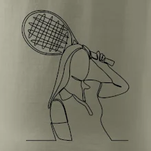 Tenistka  jednim tahem