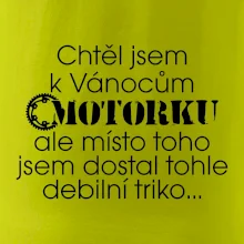 Chtěl jsem dostat motorku - Vánoce