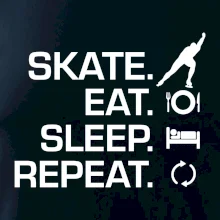 Eat sleep skate - lední bruslení