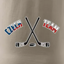 Czech team - hokejky a puk