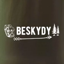 Beskydy nápis