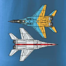 Mig 29 Fulcrum ze spoda a ze zhora
