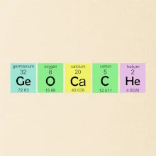 Geocache - periodická tabulka