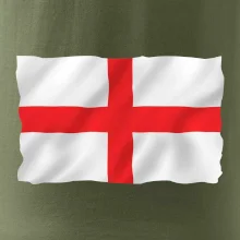 Anglická vlajka vlající