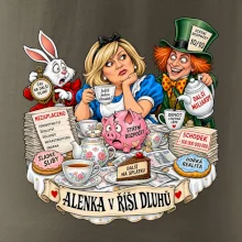 Alenka v říši dluhů čajový dýchánek státního rozpočtu