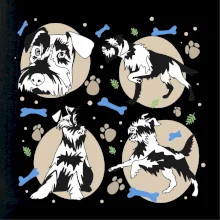 Knírač - 4 obrázky