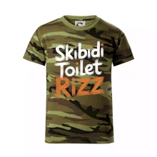 Skibidi Toilet Rizz nápis Skibidi Toilet Rizz nápis