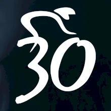 Cyklista slaví třicítku (30)