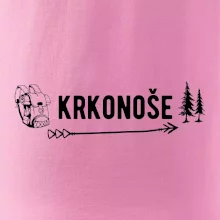 Krkonoše nápis