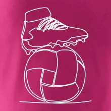 Fotbalový míč kopačka jedním tahem