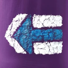 Párová turistická značka modrá