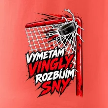 Hokejový střelec vymetá vingly