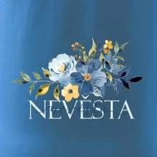 Nevěsta květy modré